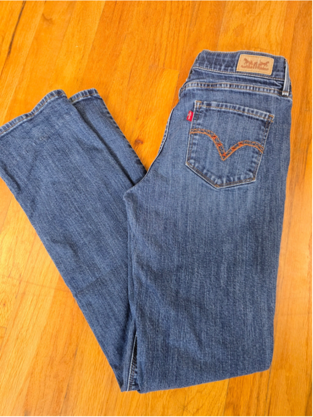 Women's Levi's 525 Straight Leg Jeans Blue Size 4